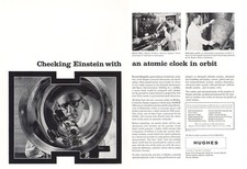 1959 Hughes Aircraft: Checking Einstein Vintage Print Ad
