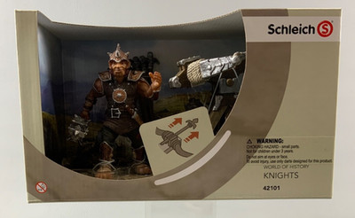 Schleich - Knight and Working Ballista / Catapult - NEW, #42101
