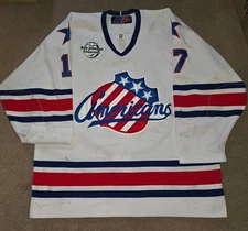 Karel Mosovsky Rochester Americans Game Worn Used AHL Hockey Jersey Amerks