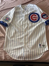 Authentic RUSSELL ATHLETIC 44 LARGE CHICAGO CUBS, RYNE SANDBERG 1990 Jersey