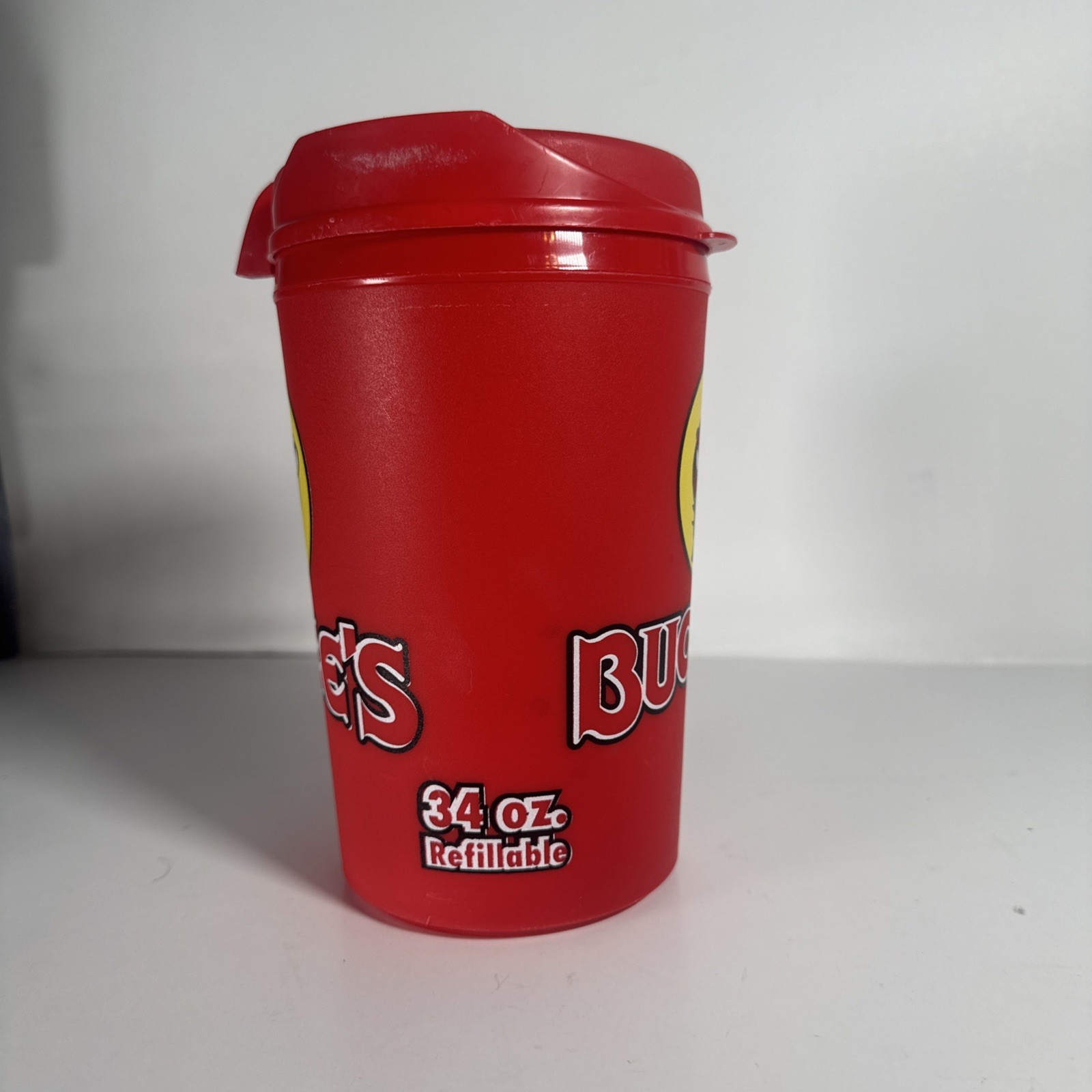 Buc-cee’s Refillable Insulated ThermoServ 34oz Travel Mug Tumbler