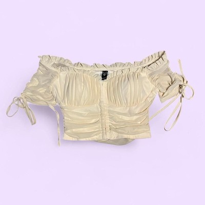 Windsor Women's Cream and White Bustier
