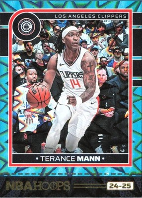 2024-25 Hoops #189 Terance Mann Teal Explosion