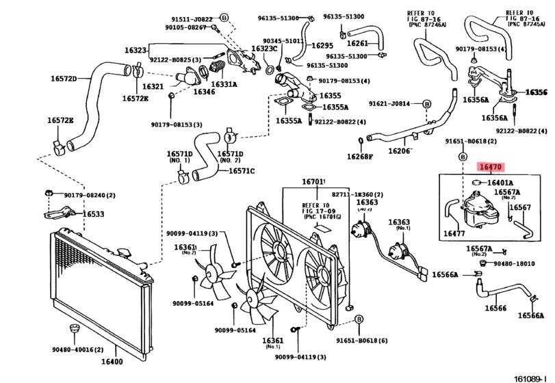 TANQUE DE RESERVA DE RADIADOR TOYOTA GENUINO LEXUS SC430 GS300 GS430 JDM 16470-50130 Foto 2 de 2