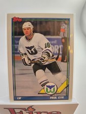 1991-92 Topps - Paul Cyr #73 Hartford Whalers 