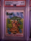 Pokemon Charmander Sealdass Stitch Touch #04 PSA 8