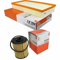 Mahle / Knecht Set Filterpaket Luftfilter LX 792 ÖLfilter OX 160D
