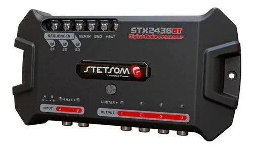 Stetsom STX2436 Digital Audio Processor 2 Channels 4 Way Bluetooth DSP Crossover - Image 2 of 4