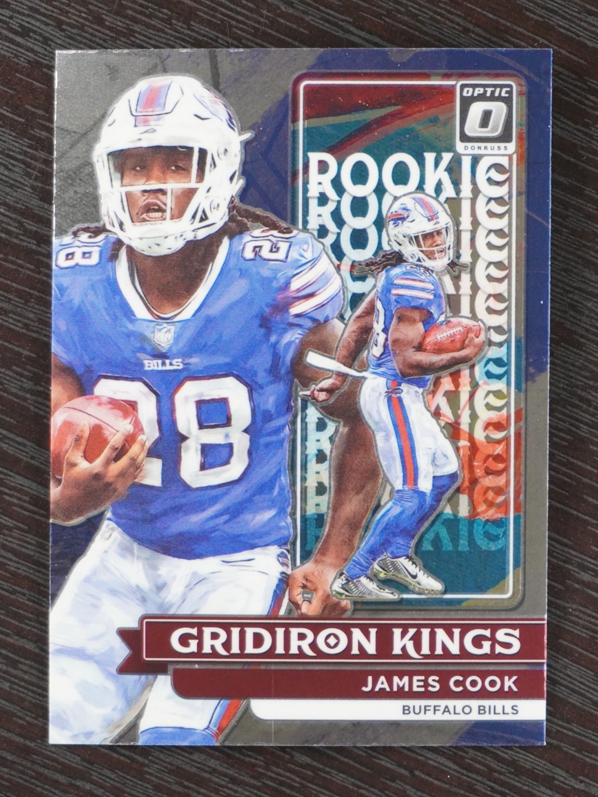 2022 Panini Donruss Optic Rookie Gridiron Kings James Cook #RGK-12 Rookie RC