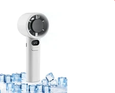 1 pc USB rechargeable handheld turbofan – 120 speed portable cooling device