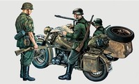 Italeri, Motorrad Mit Bmw R75 Beiwagen Zum Zusammenbauen Und Lackieren, 1/35,...