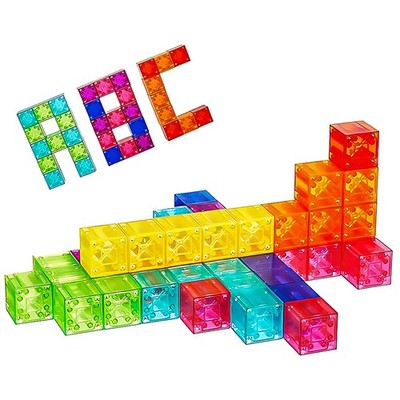 48Stk Blocks Magnetic Building Kinder Spielzeug Magnetische Bausteine Blöcke DHL