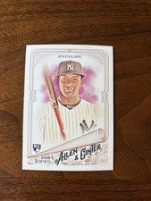 2018 Topps Allen Ginter # 201  Miguel Andujar Rookie Card (RC) New York Yankees. rookie card picture