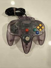 Nintendo N64 Compatible 3rd Third Party Purple Controller Tested Works