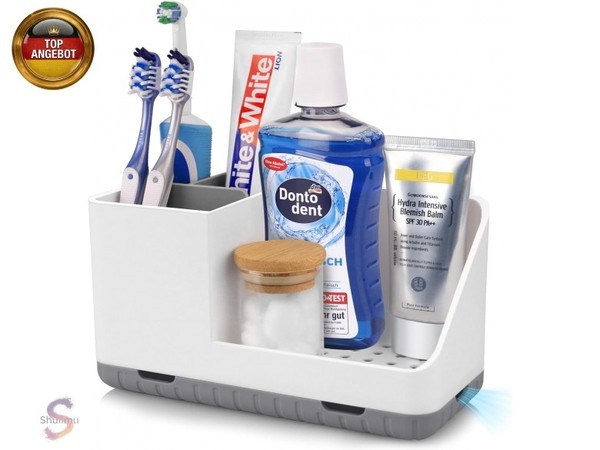 ZahnbüRstenhalter FüR Badezimmer Organizer, Elektrische ZahnbüRste Halterung Mi-image
