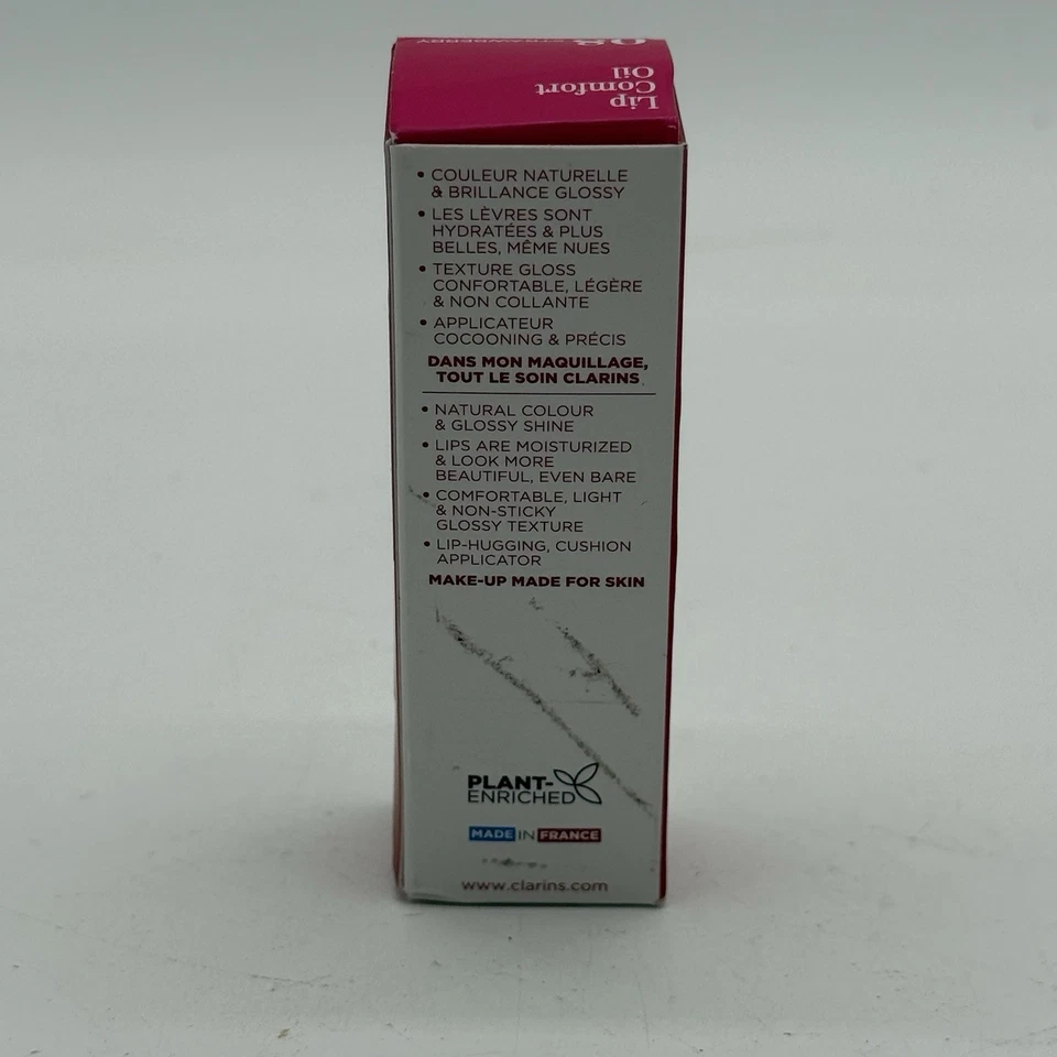 Clarins Lip Comfort Oil 08 Fresa Sweetbriar Aceite de Rosa Bálsamo Labial Rojo 7 ml Foto 4 de 4