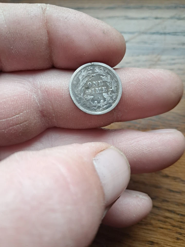 Moneda de diez centavos Micro S Mercury ×14 1945 ×1 1876 CC Foto 3 de 4