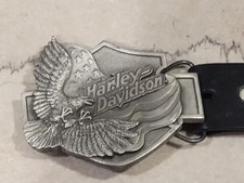 Harley Davidson Eagle Belt Buckle And Belt