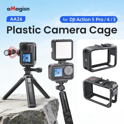 aMagisn OSMO Action 5 Pro/4/3 Plastic Frame Action Camera Accessories