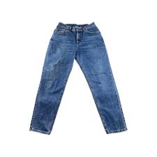 Lee Riders Womens Jeans Medium Wash High Rise Straight Leg Denim Pants Size 16