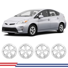 15 Inch Wheel Covers Full Rim Snap On Hubcaps For 2010-2015 Toyota Prius 4pcs