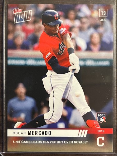 2019 Topps Now 536 Óscar Mercado