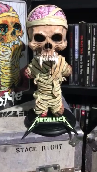 希少　skullHevi pushead　フィギュア　メタリカ　サイン!! 希少 skullHevi pushead フィギュア メタリカ サイン!! 希少 skullHevi