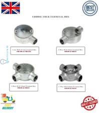 Intersection Circular Box for Metal Galvanised Conduit 20 mm & 25 mm