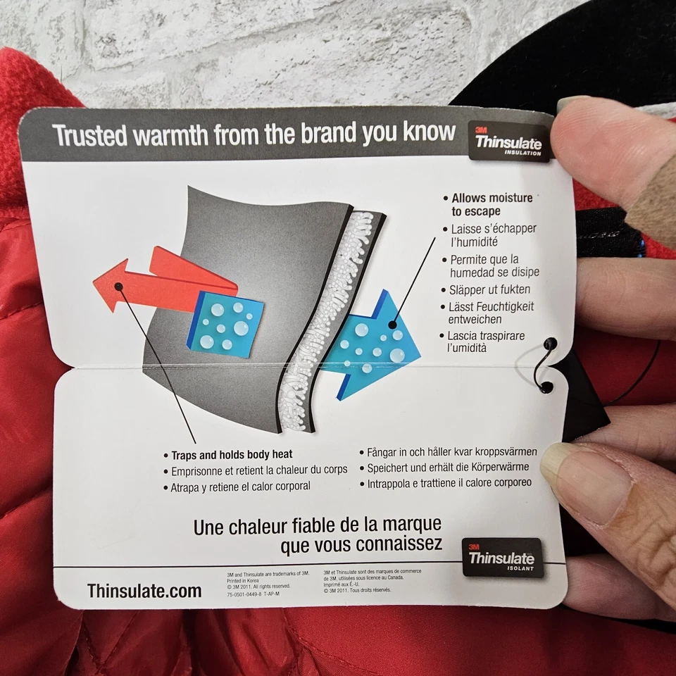 Abrigo de hockey Bauer Team Thinsulate juvenil XS nuevo con etiquetas Foto 4 de 4