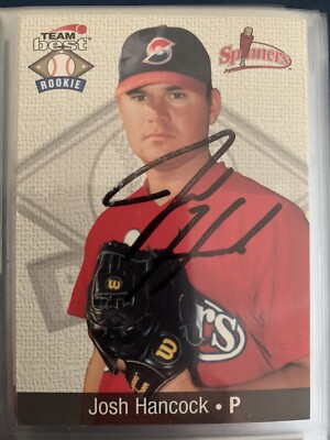 Josh Hancock Autographed Signed 1999 Team Best Card Red Sox