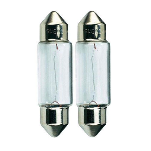 3 x Glühbirnen C5W 5W 12V SV8,5 36mm Soffitte Lampe Neu (7) - Bild 1 von 2