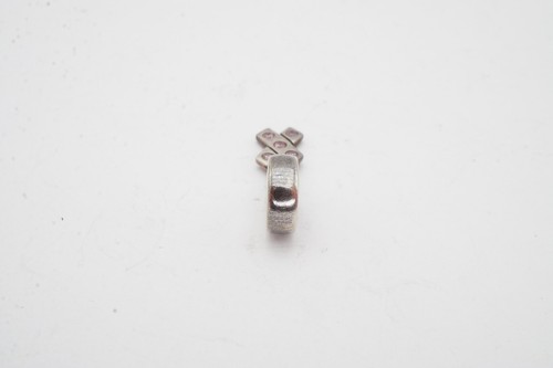 Pandora Sterling Silver 925 Pink Cubic Zirconia Awareness Ribbon Charm - 第 4/10 張圖片