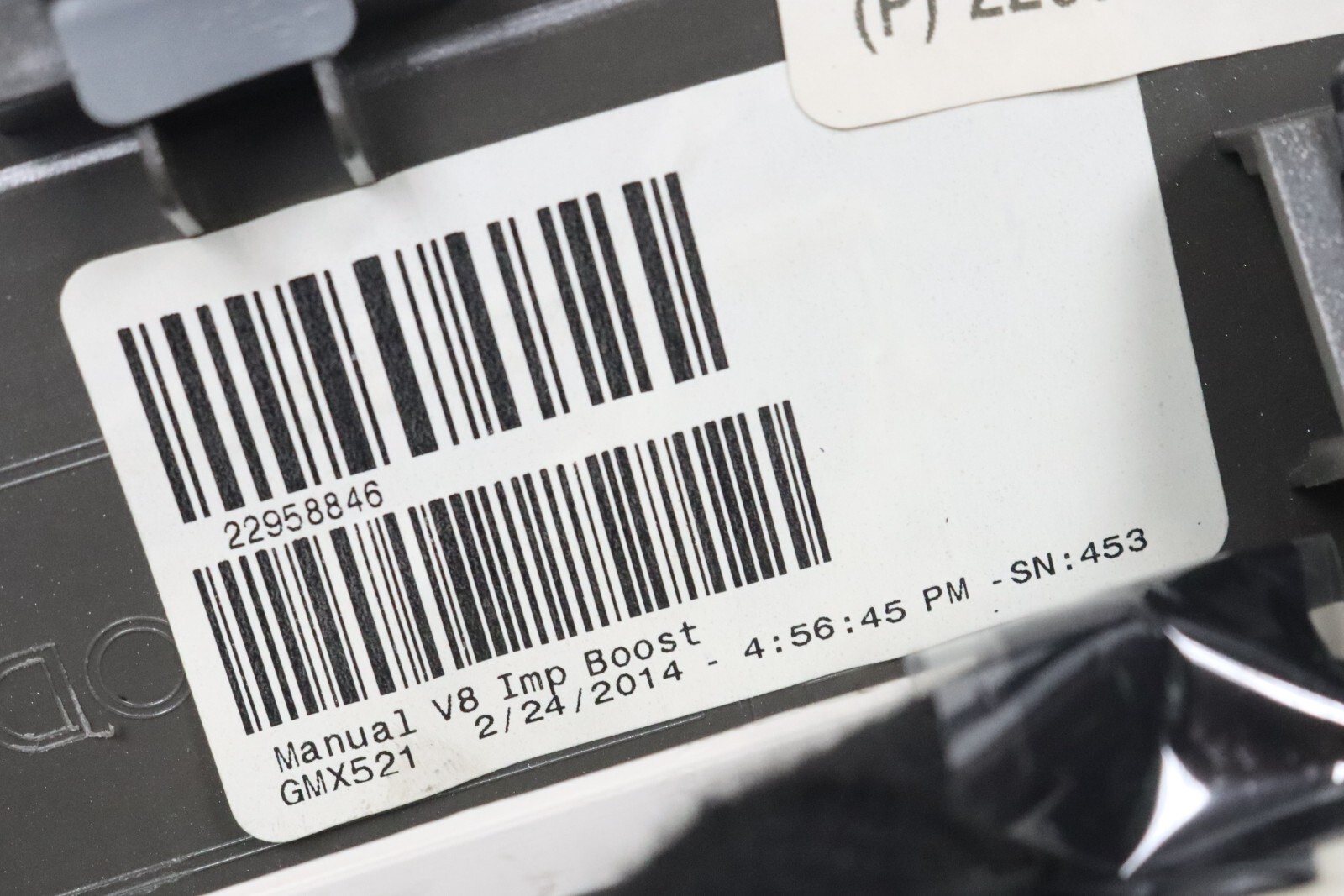 20122015 Camaro ZL1 Manual 6 Speed Shifter Plate w/ Boost Gauge USED