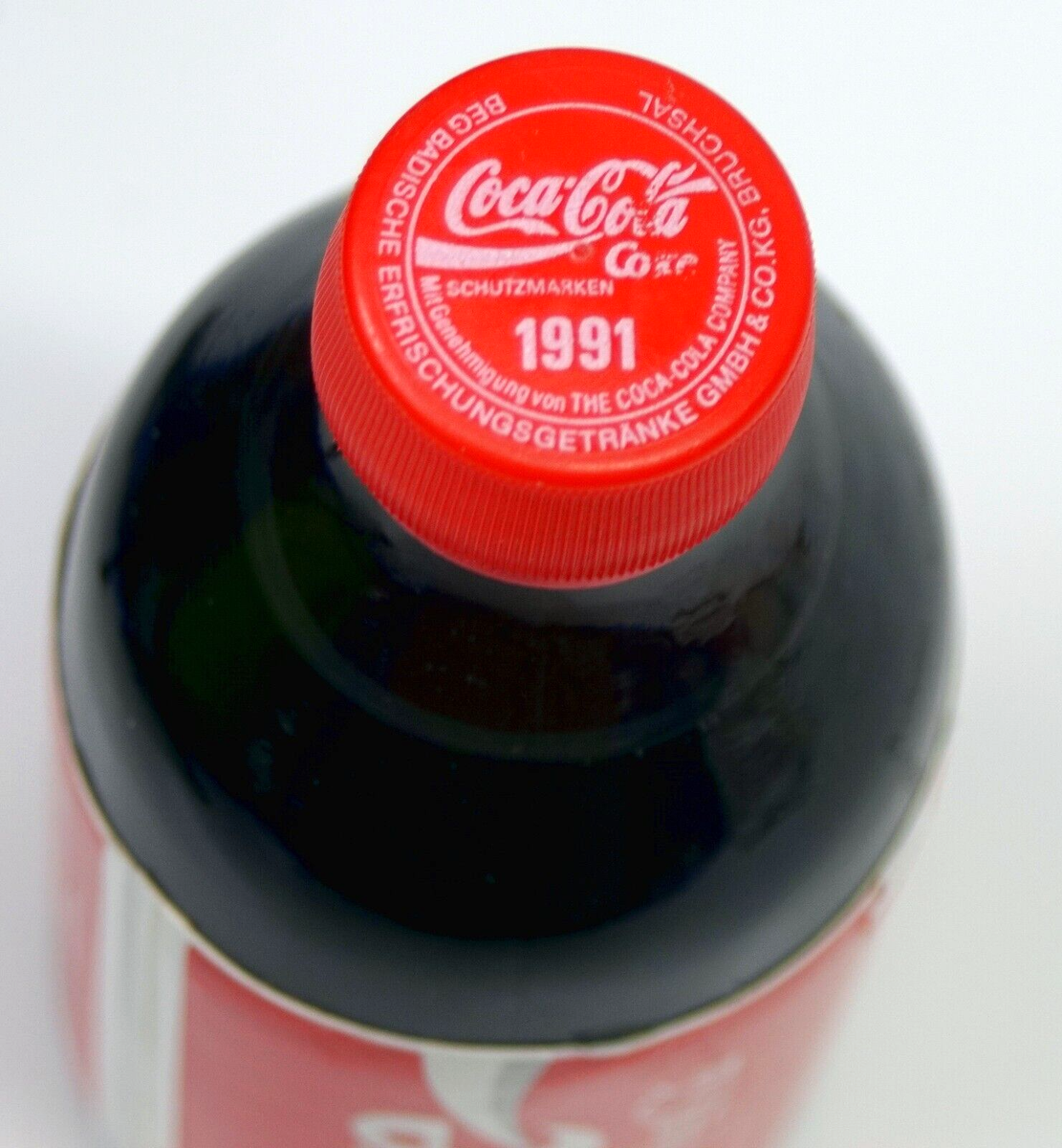 1991 Coca-Cola Coke Glass Bottle Germany .33 Liter 