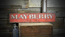 Custom Soda Shop Sign - Distressed Rustic Hand Made Vintage Wood
