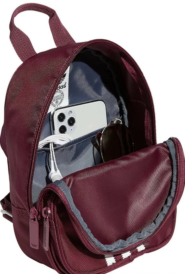 adidas Originals Santiago Mini Backpack Victory Crimson , Travel/Sports Bag - Image 3 of 4