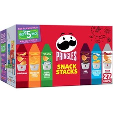 Snack Stacks Variety Pack Potato Crisps Chips, Lunch Snacks, 27 Count