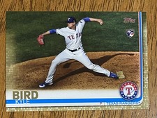 2019 Topps Update Series Gold /2019 KYLE BIRD RC #US80 Rangers 