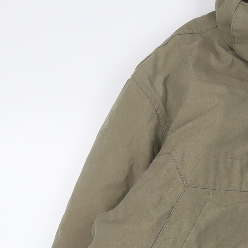 Debenhams Mens Green Jacket Coat Size L Zip image 6