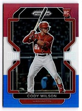 2022 Panini Prizm - Red White & Blue  #94 Cody Wilson (RC) Washington 