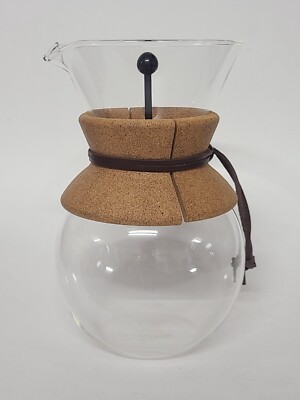 NICE! Bodum Pour Over Glass Coffee Carafe (#157) w/Cork Collar (No Filter)