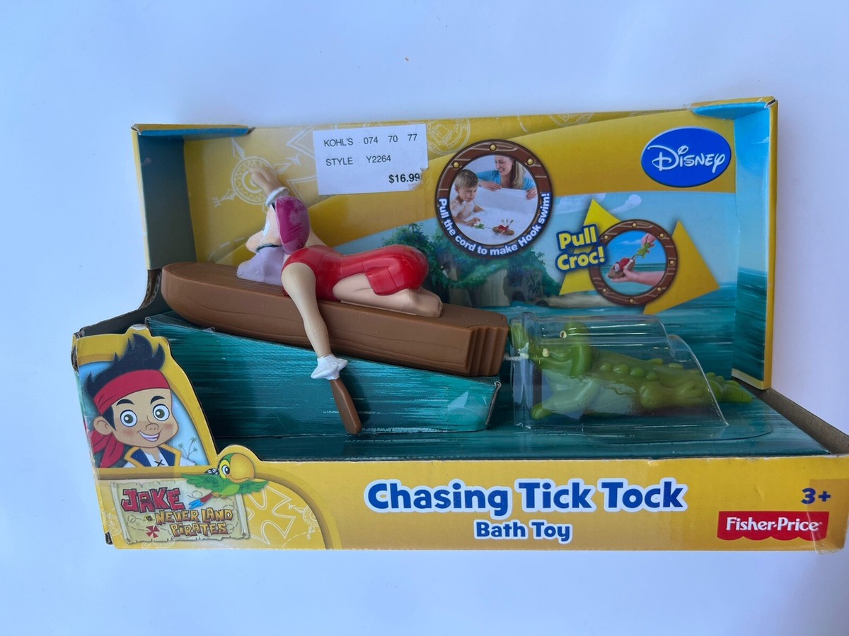 Fisher- Jake and The Never Land Pirates Chasing Tick Tock Bath Toy