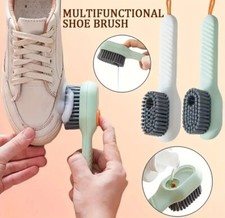 2 X Shoe Brush Shoes Scrubbing Cleaning Brush Cleaning Boot Brush with Liquid Bo