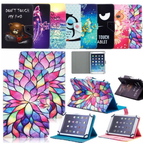 For Amazon Kindle Fire 7-10 inch Tablet Universal Folio Leather Case Cover - Image 2 of 3