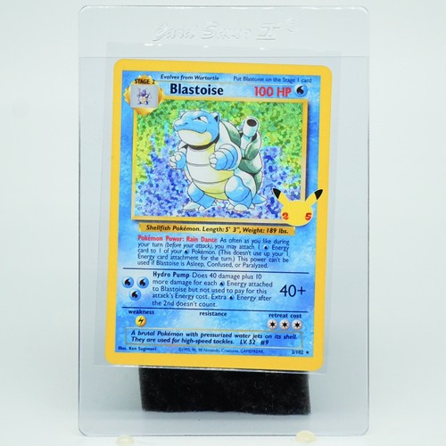 Blastoise 2/102 Holo Foil Celebrations Set NMMint Condition