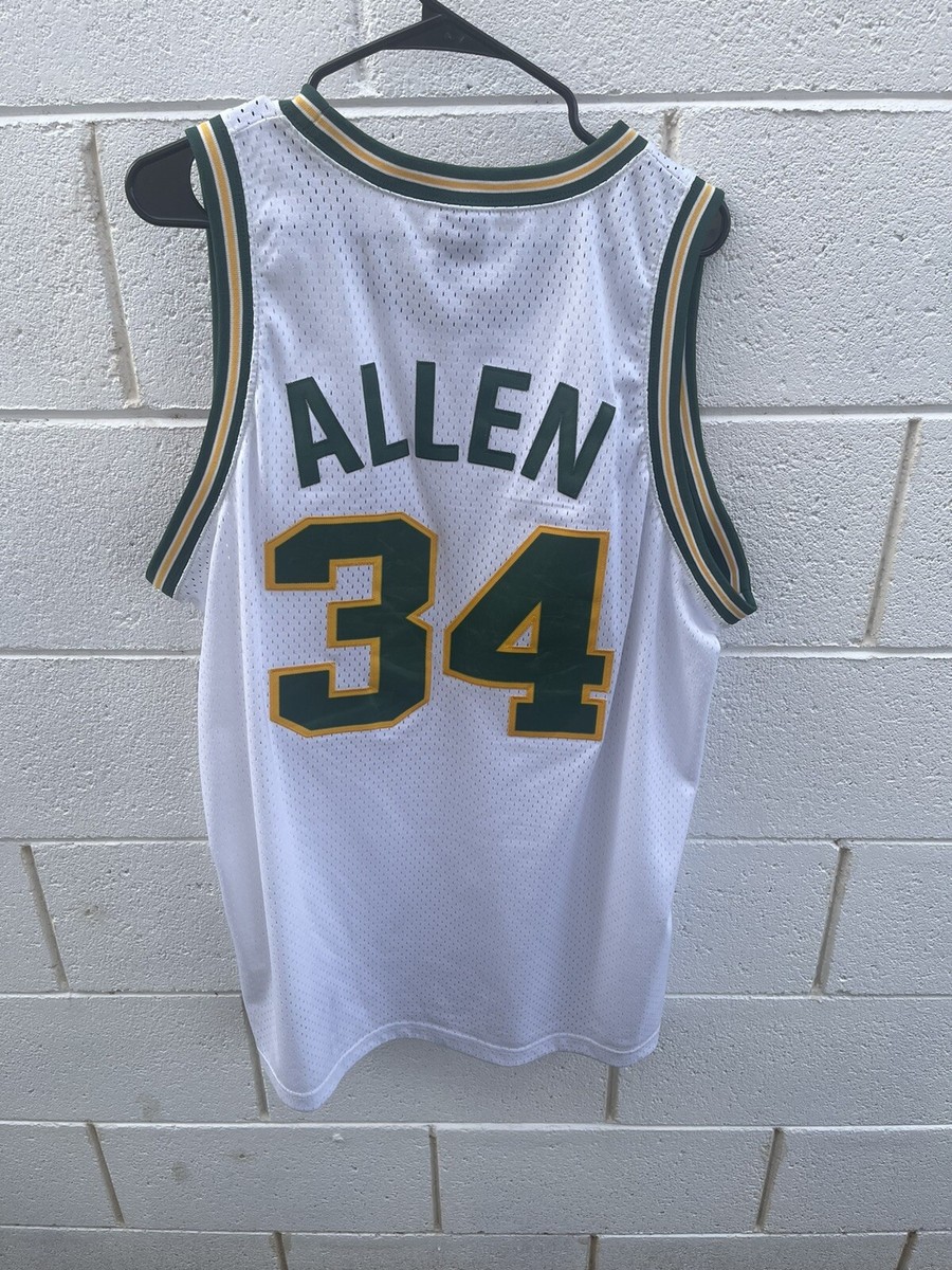 Nike, Shirts, Seattle Supersonics Ray Allen 34 Jersey