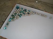 HUGE LOT OF VINTAGE MARBLES COLORED CONFETTI SPARKLED STARDUST WHITE