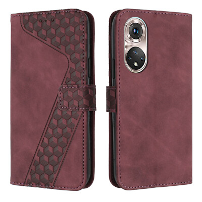 Handyhülle für Huawei P20 P30 Lite P50 Nova 9 5T Retro PU Leder Flip Wallet Case