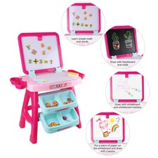 Double Sided Writing Painting Magnetic Chalkboard Dry Erase Whiteboard For Kids