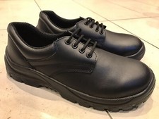 ESKI  - Black Work Boots - PU Steel Toe Cap - Size UK 10 / EU 44.